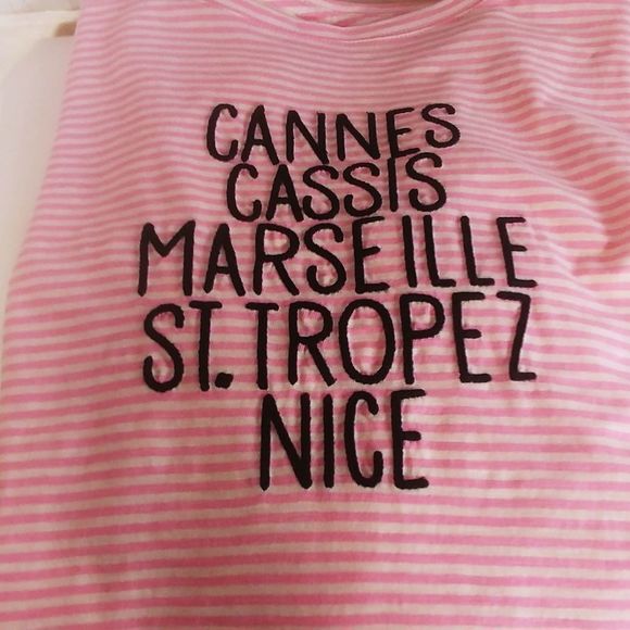 Talbots T Shirt Size X Plus Pink Stripe - Picture 3 of 5